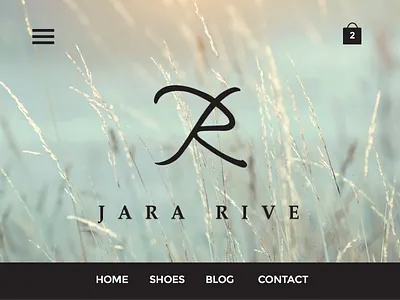 Header ecommerce mobile webdesign