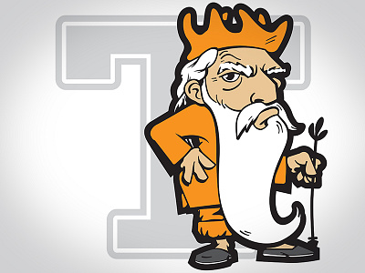 The Hermit athletics character character design college hermit illustration logo rebel sports