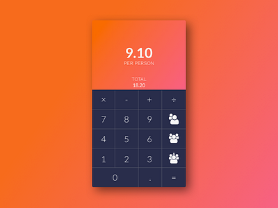 Daily UI 004 - Calculator 004 calculator dailyui design interface ui ux