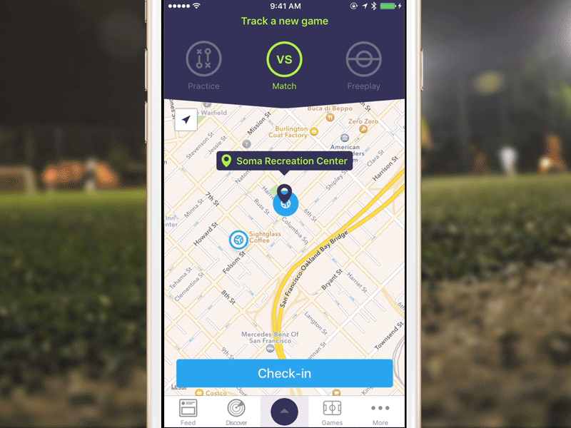 Check In to Soccer game fitness football futebol jogabo quantified self soccer tracking