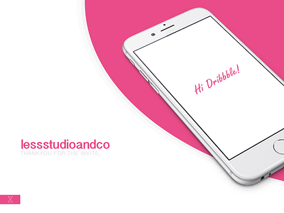 Thankyou b. smith debut dribbble first shot interface design invitation ui