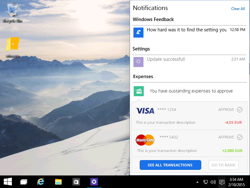 049 | Notifications | Rebound Win10 notification drawer notifications ui win10