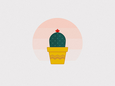 Cactus cactus cute flat icon