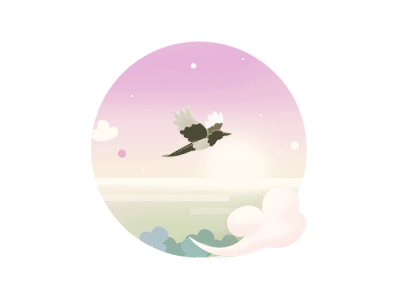 Magpie fly gif magpie qixi