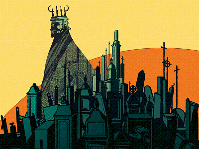 City in the Sea art illustration