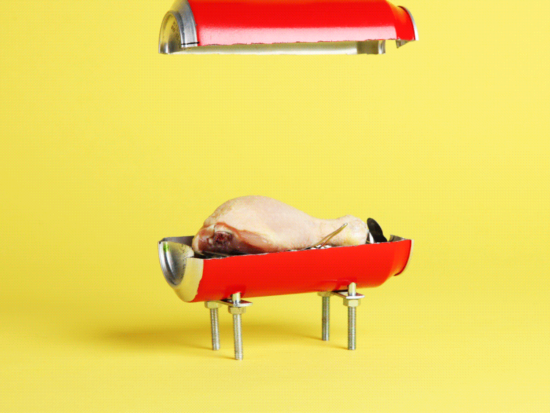 Mini bbq bbq braai cel cel animation life hack smoke stop motion