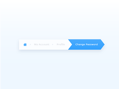 Daily UI - Day 56 - Breadcrumbs blue breadcrumbs daily100 dailyui navigation ui web