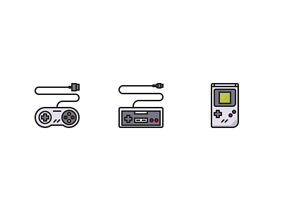 Nintendo Icons Coloured