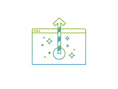 Live Publishing browser icon illustration live publish