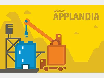 Build with Applandia applandia design poster wip