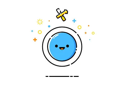 3. Moon dailyi design illustration mbe moon project simple space stars stroke vector