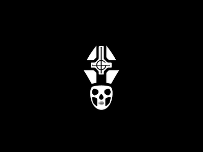 Papa Emeritus III fun ghost illustration vector