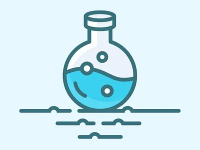 Lab bottle bottle icon lab