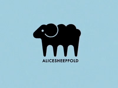 ALICESHEEPFOLD alice alicesheepfold animation logo pace poo sheep