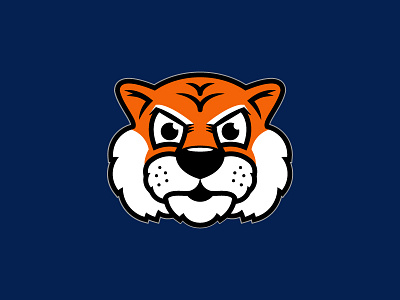 El Tigre illustration illustrator logo mascot school tiger vector