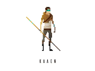 Kaaen Character Concept Art concept art game art games indie game pixel art