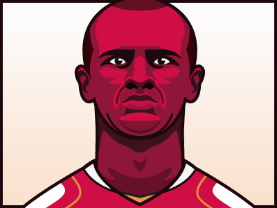 Patrick Vieira arsenal caricarture london patrick vieira