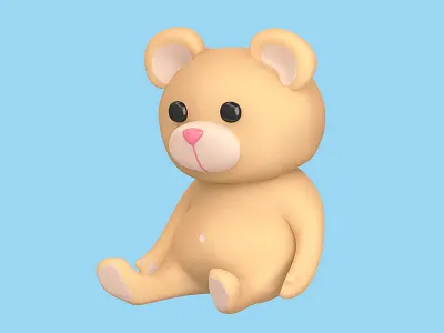 Teddy - Holiday month 14/366 3d 3d illustration adventure aida cgi holiday icon design illustration item modeling rendering teddy