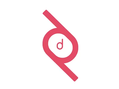 Deference Design Logo design graphic logo pink white