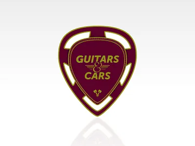 Guitars & Cars automotive cars doodle fifteen52 guitar illustration logo pick tarmac