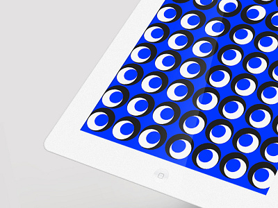 Space Digest Pattern blue circle geometric pattern