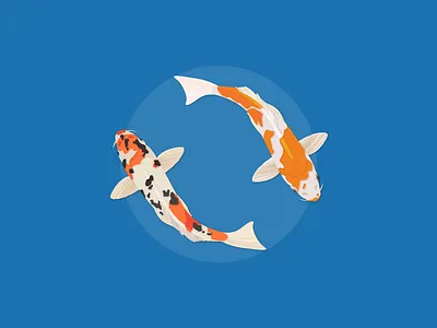 Koi illustrator works