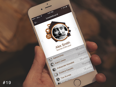19 Leaderboard dailyui gui ios leaderboard points teacher