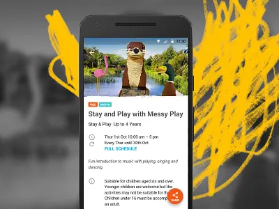 Hoop Android Event Screen android app event google hoop icons image labels screen share