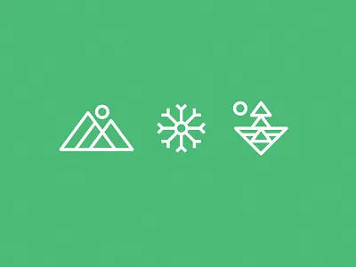 Icons butts icon icons mountain tree winter
