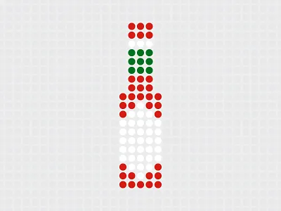 Polka Dotted Hot Sauce circle circles dots gray green hot sauce national hot sauce day national polka dot day polka dots red tabasco white