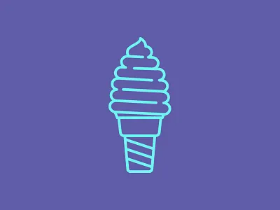 Icecreams ice cream icon line illustration