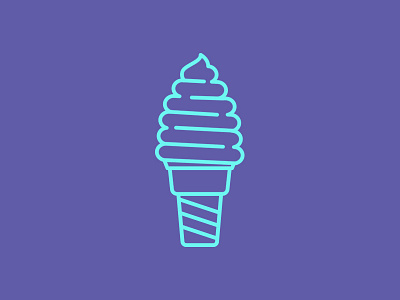 Icecreams ice cream icon line illustration