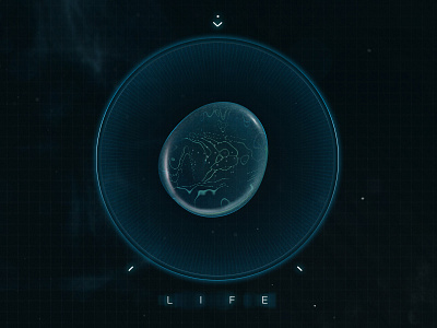 Futuristic cellular interface app futuristic hud interactive interface ipad life orb organic ui