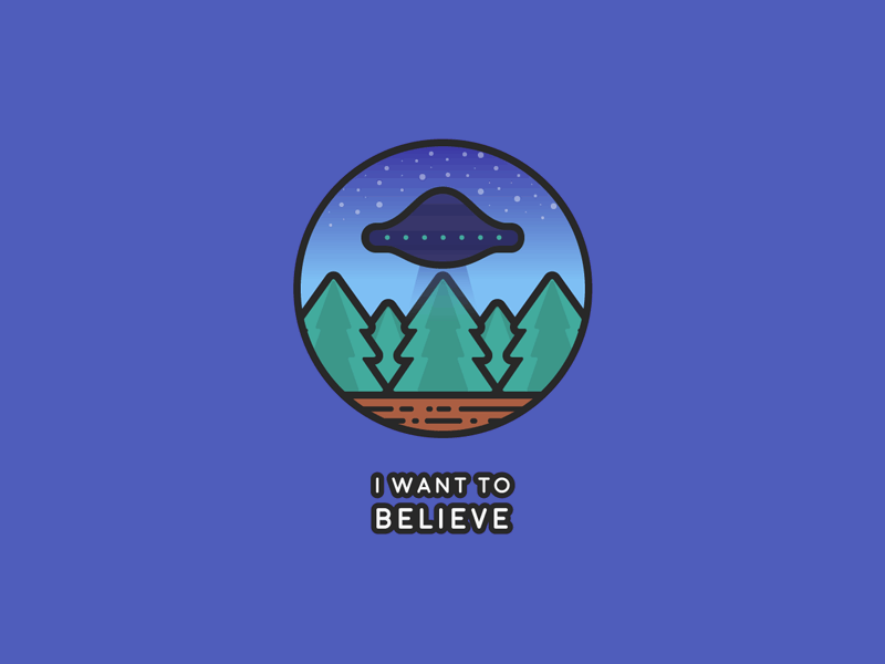 I Want To Believe animation illustration motion ufo x files