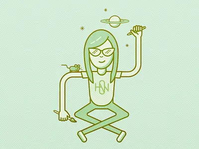 Self Portrait character design drawing graphic icon illustration illustrator line art portrait vector art