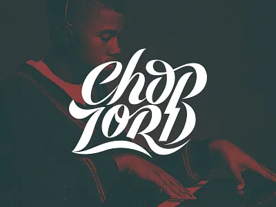 Choplord beat chop custom lettering hand lettering kanye west lettering lord music type typography yeezy