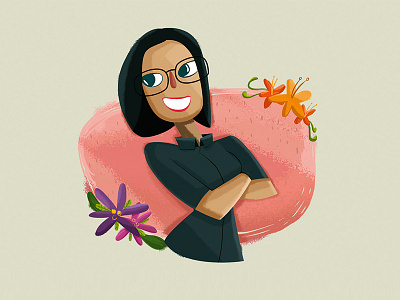 Jess cartoon character illustration