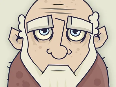 Oldman graphic illustration