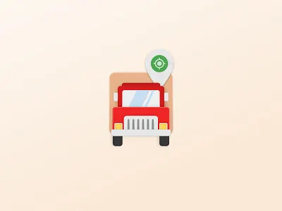 Material Truck graphic icon illustration material truck vector