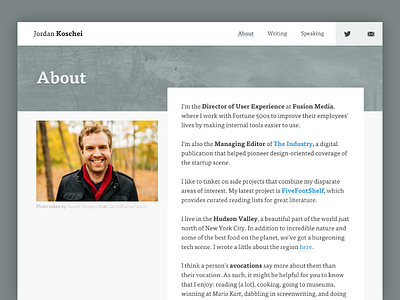 About about personal