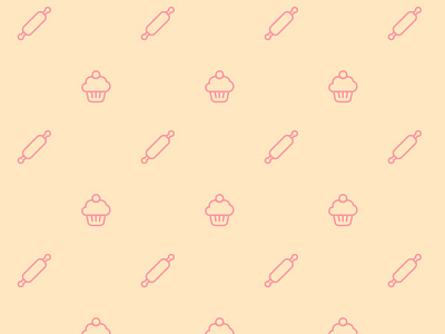 Youtube Rewind Baking Background background baking cupcake icons illustration pattern