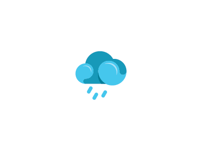 Fight Cloud autumn cloud drops icon logo mark mistershot rain weather