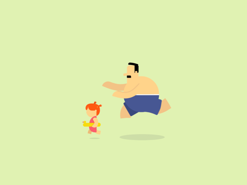 Yaya And Jeddo "Swimming Class" dribbble freethrow motion