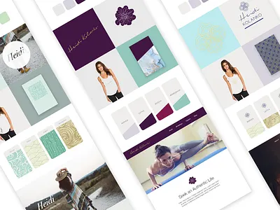 Yoga & Wellness Brand Exploration branding logo wellness yoga