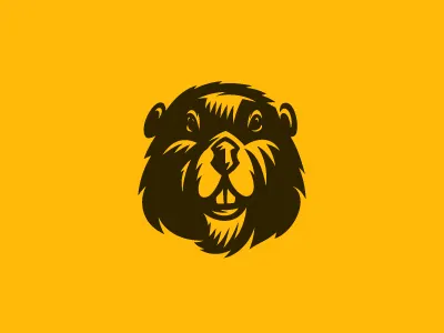 Beaver Mark animal beaver bold illustration logo mark retro scratchboard sign vintage woodcut work