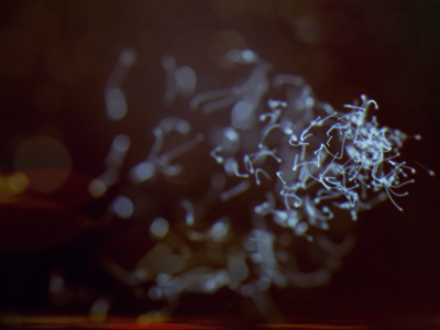 Foil 3d abstract bokeh cgi depth foil particle shape