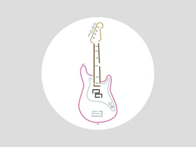 Hoppus signature Jazz bass bass blink182 fender guitar illustration line art mark hoppus punk rock
