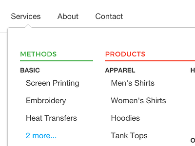 CSS3 Extended Dropdown Menu [Freebie] bootstrap codepen css dropdown extended freebie menu