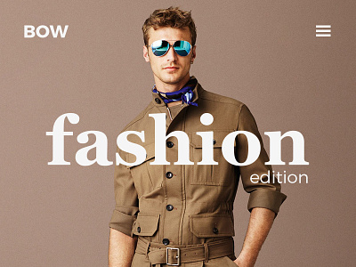 Ui Fashion Edition colorfull fashion inspiration landingpage lookbook purple ui