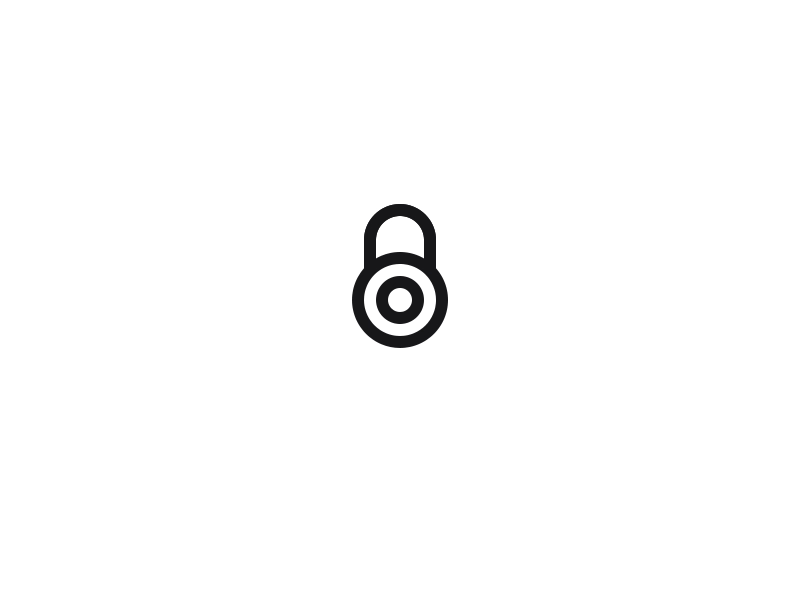 Padlock animation design icon motion padlock ui